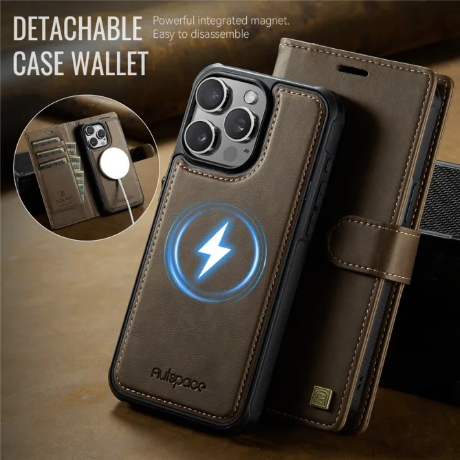 Housse iPhone 12 Pro Max Portefeuille Magnétique Coque Détachable