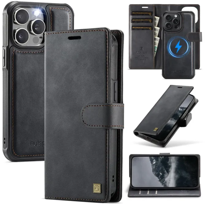 Housse iPhone 12 Pro Max Portefeuille Magnétique Coque Détachable