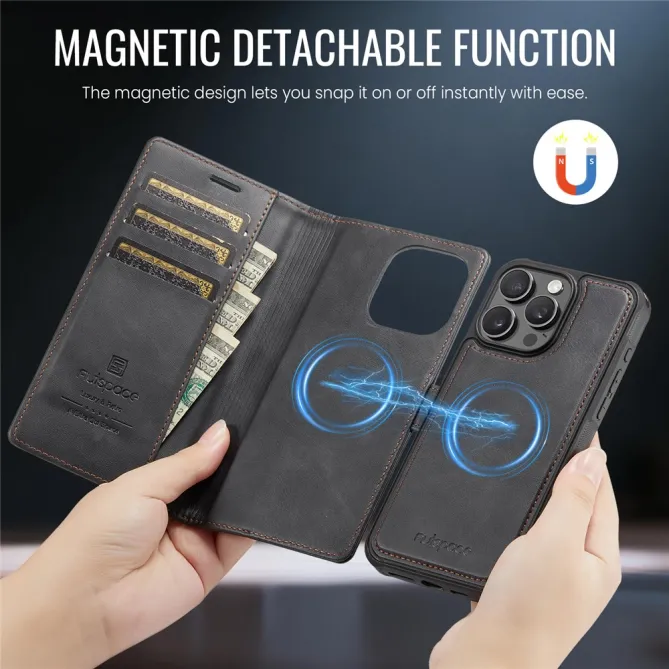 Housse iPhone 12 Pro Max Portefeuille Magnétique Coque Détachable