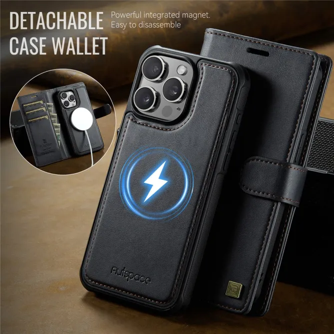 Housse iPhone 12 Pro Max Portefeuille Magnétique Coque Détachable