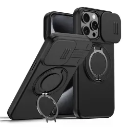 Coque iPhone 12 Pro Max / 13 Pro Max CamShield MagSafe avec support rotatif