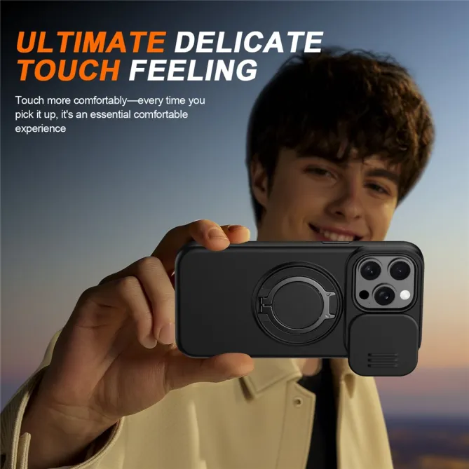 Coque iPhone 12 Pro Max / 13 Pro Max CamShield MagSafe avec support rotatif