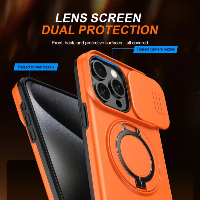 Coque iPhone 12 Pro Max / 13 Pro Max CamShield MagSafe avec support rotatif