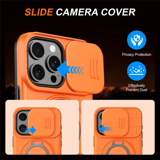 Coque iPhone 12 Pro Max / 13 Pro Max CamShield MagSafe avec support rotatif