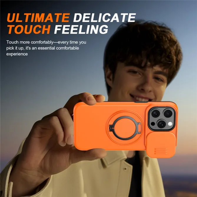 Coque iPhone 12 Pro Max / 13 Pro Max CamShield MagSafe avec support rotatif