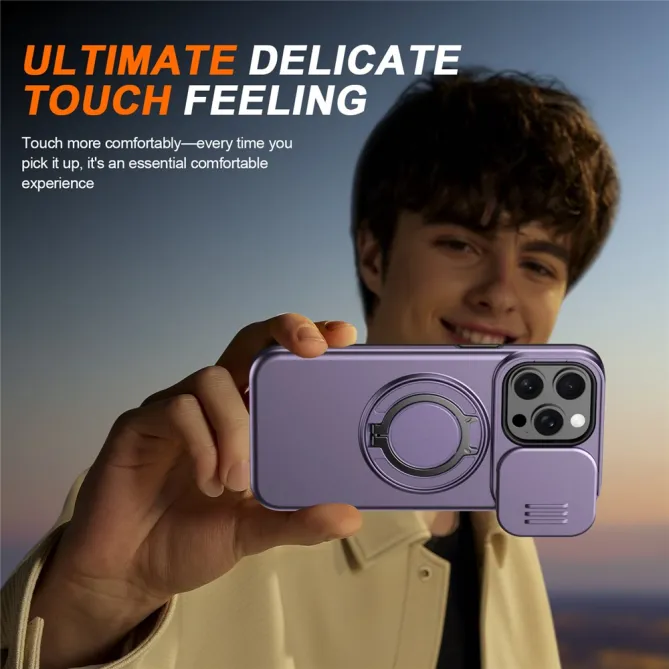 Coque iPhone 12 Pro Max / 13 Pro Max CamShield MagSafe avec support rotatif