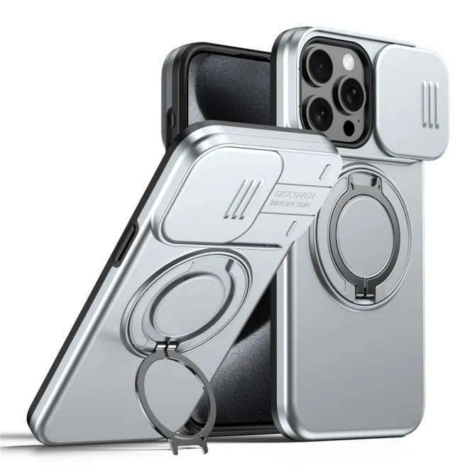 Coque iPhone 12 Pro Max / 13 Pro Max CamShield MagSafe avec support rotatif