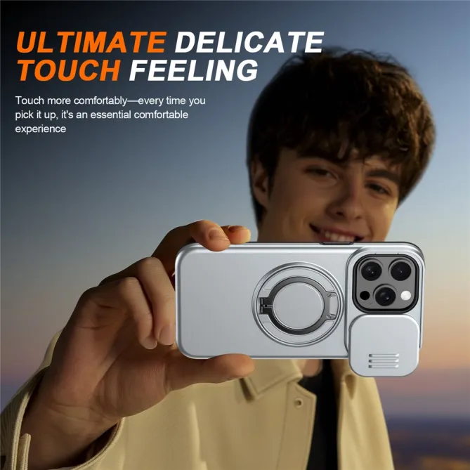 Coque iPhone 12 Pro Max / 13 Pro Max CamShield MagSafe avec support rotatif