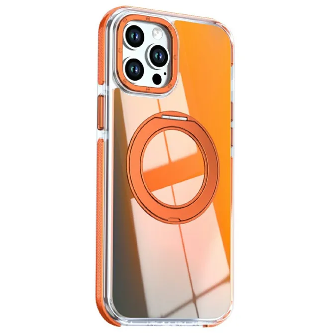 Coque iPhone 12 Pro Max Compatible MagSafe avec Support Rotatif
