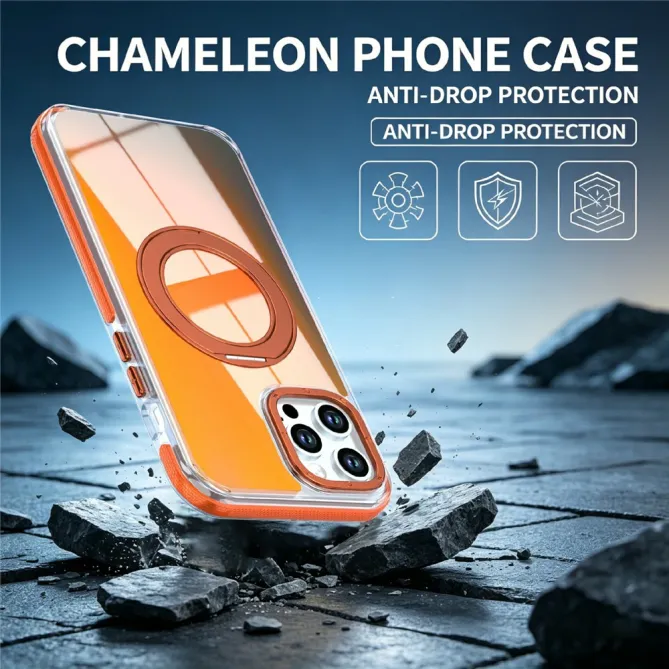 Coque iPhone 12 Pro Max Compatible MagSafe avec Support Rotatif