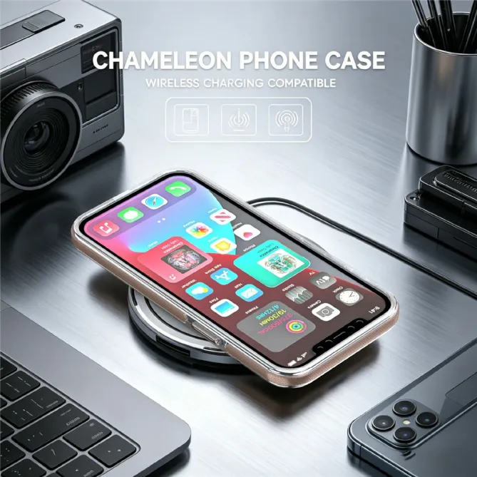 Coque iPhone 12 Pro Max Compatible MagSafe avec Support Rotatif
