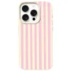 Coque iPhone 12 Pro Max Rayures Roses et Jaunes