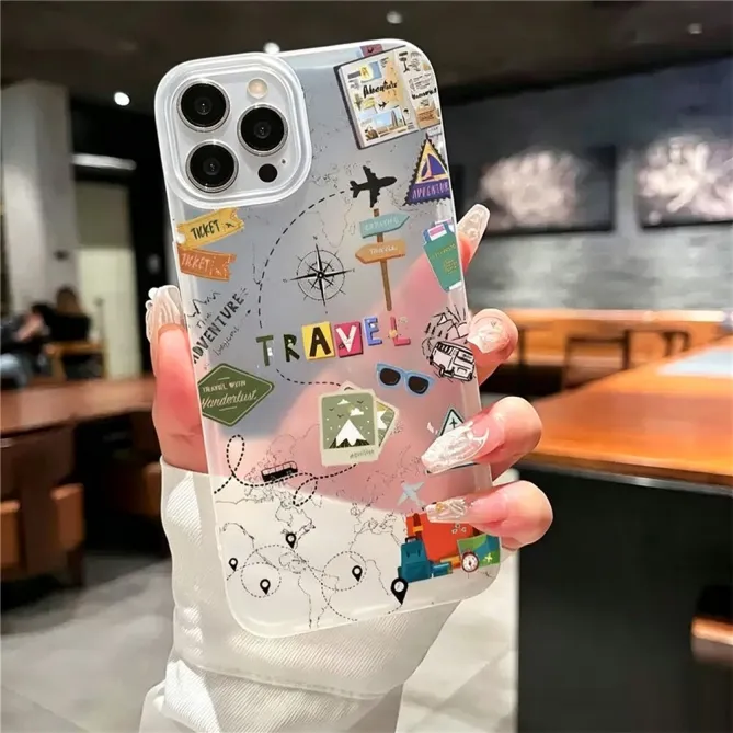 Coque iPhone 12 Pro Max Transparente Motif Voyage - photo 2
