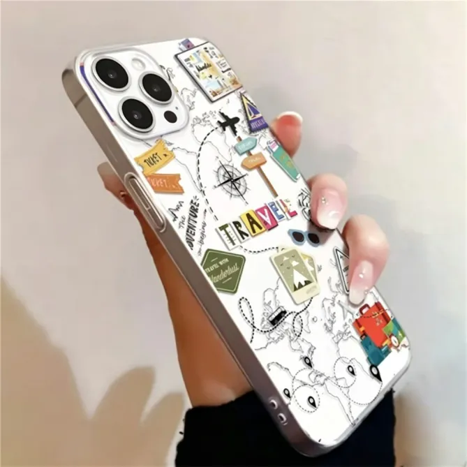 Coque iPhone 12 Pro Max Transparente Motif Voyage - photo 3