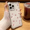 Coque iPhone 12 Pro Max Transparente Motif Cerises