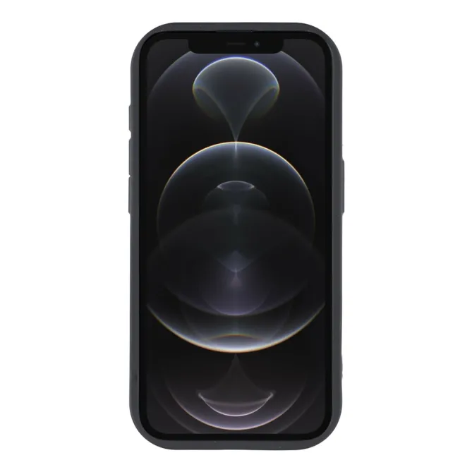 Coque iPhone 12 Pro Max Cerises Fond Noir - photo 2