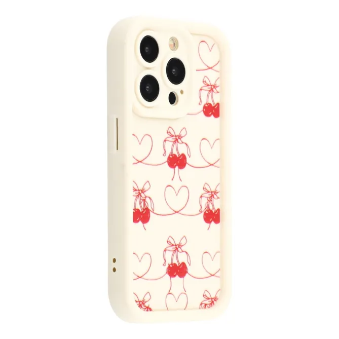 Coque iPhone 12 Pro Max Cerises et Cœurs