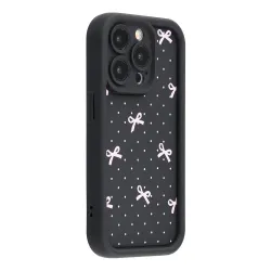 Coque iPhone 12 Pro Max Nœuds Roses et Pois