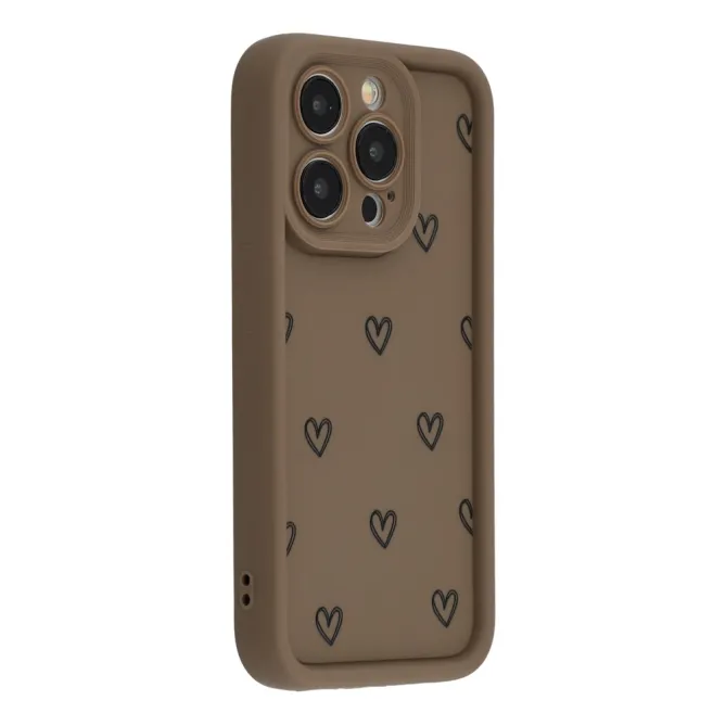 Coque iPhone 12 Pro Max Motif Petits Cœurs