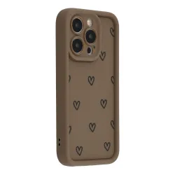 Coque iPhone 12 Pro Max Motif Petits Cœurs