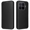 Housse Xiaomi 17T Pro Simili Cuir Style Fibre de Carbone