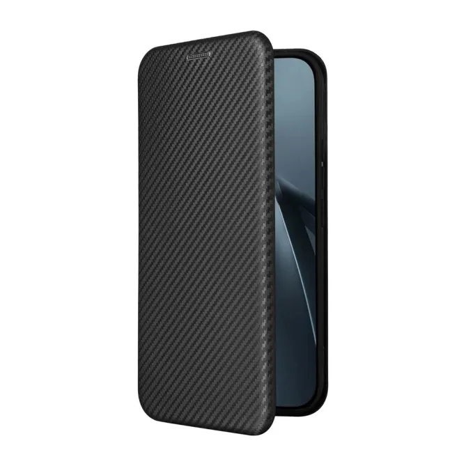 Housse Xiaomi 17T Pro Simili Cuir Style Fibre de Carbone