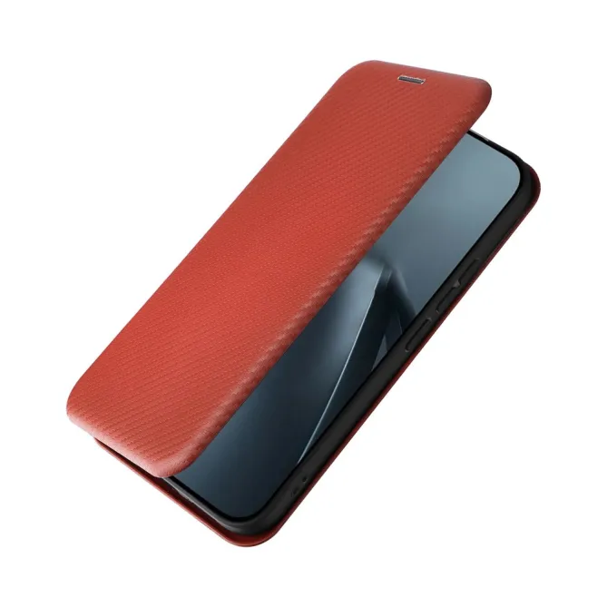 Housse Xiaomi 17T Pro Simili Cuir Style Fibre de Carbone