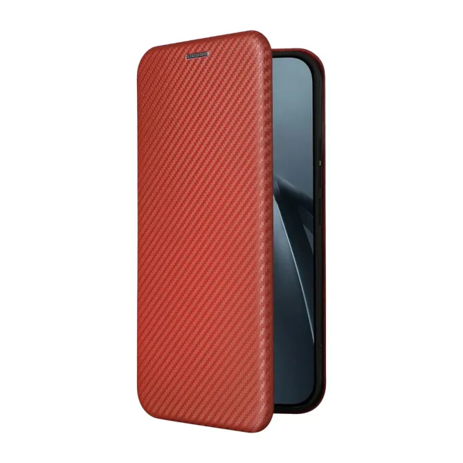 Housse Xiaomi 17T Pro Simili Cuir Style Fibre de Carbone