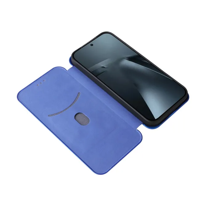 Housse Xiaomi 17T Pro Simili Cuir Style Fibre de Carbone