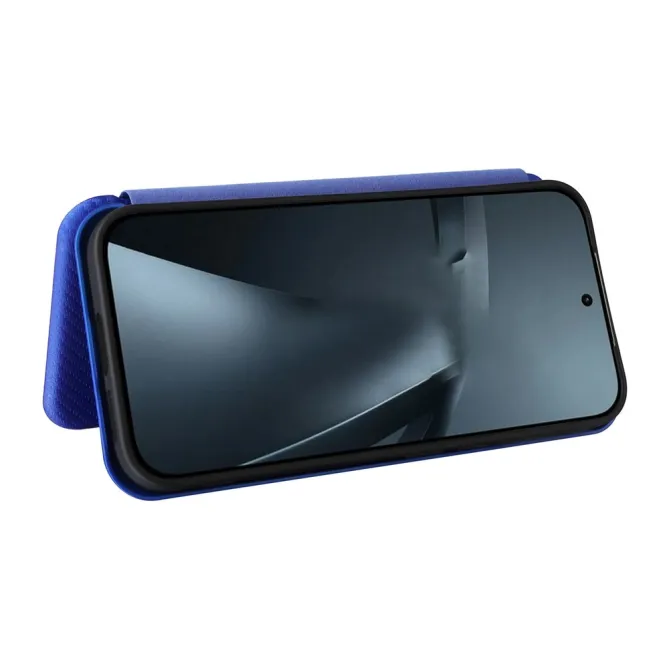 Housse Xiaomi 17T Pro Simili Cuir Style Fibre de Carbone