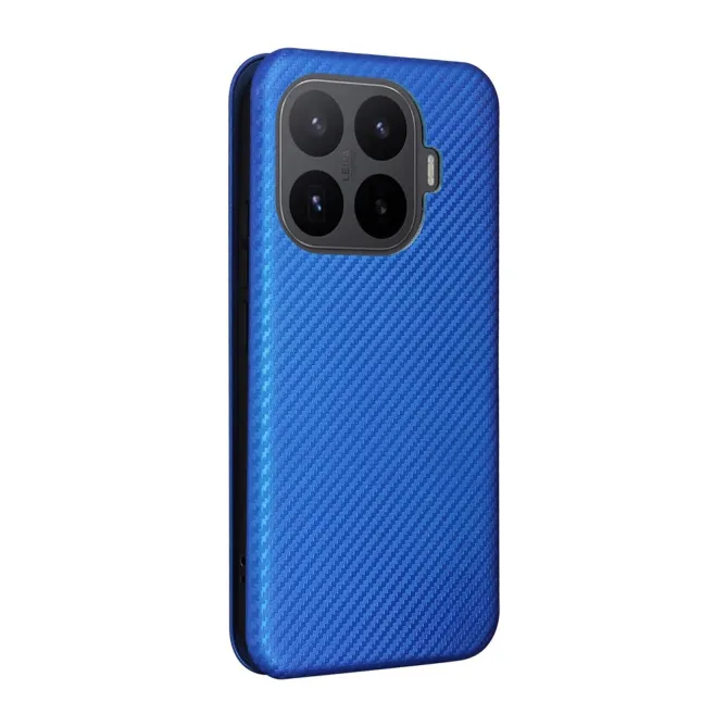 Housse Xiaomi 17T Pro Simili Cuir Style Fibre de Carbone
