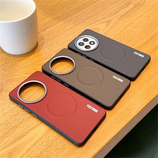 Coque OnePlus 13R Magnétique Effet Carbone Tissé