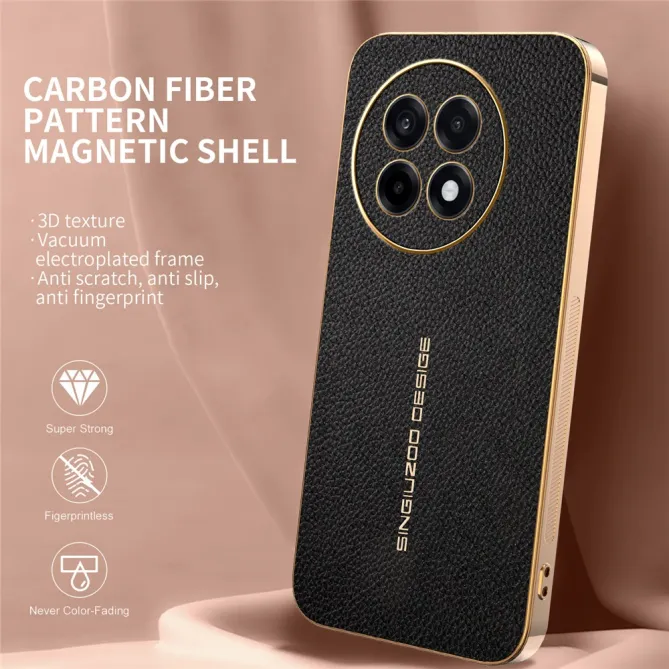 Coque OnePlus 13R Effet Cuir Grainé Vendôme