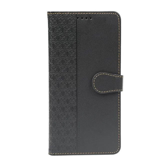 Housse OnePlus 13R Trèfles Gaufré Portefeuille