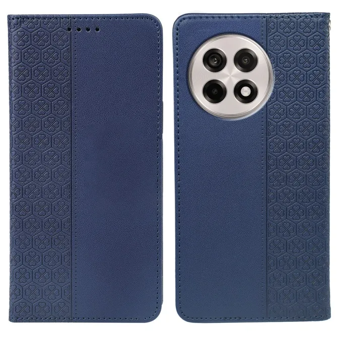 Flip Cover OnePlus 13R Trèfles Gaufré Portefeuille
