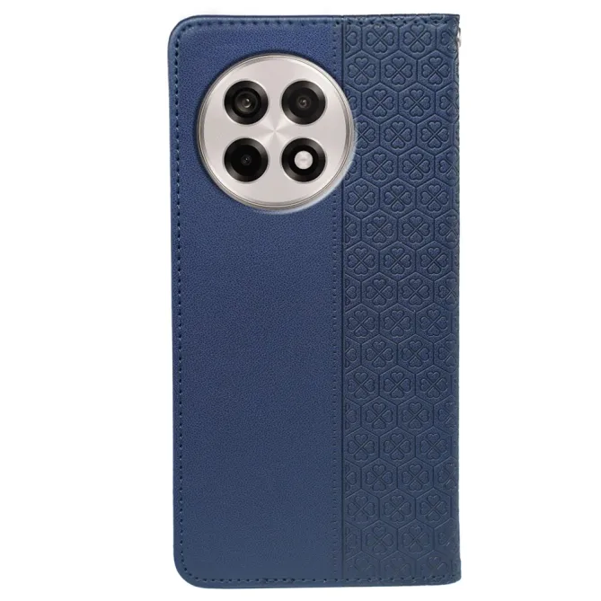 Flip Cover OnePlus 13R Trèfles Gaufré Portefeuille