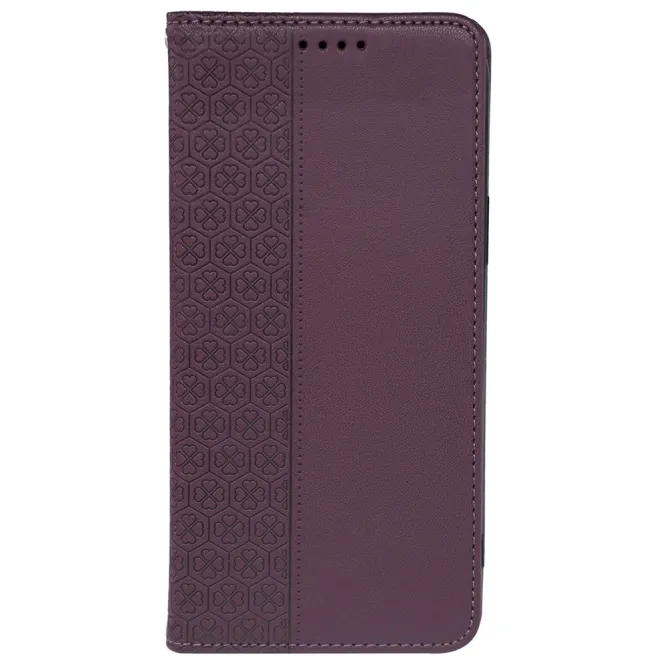 Flip Cover OnePlus 13R Trèfles Gaufré Portefeuille