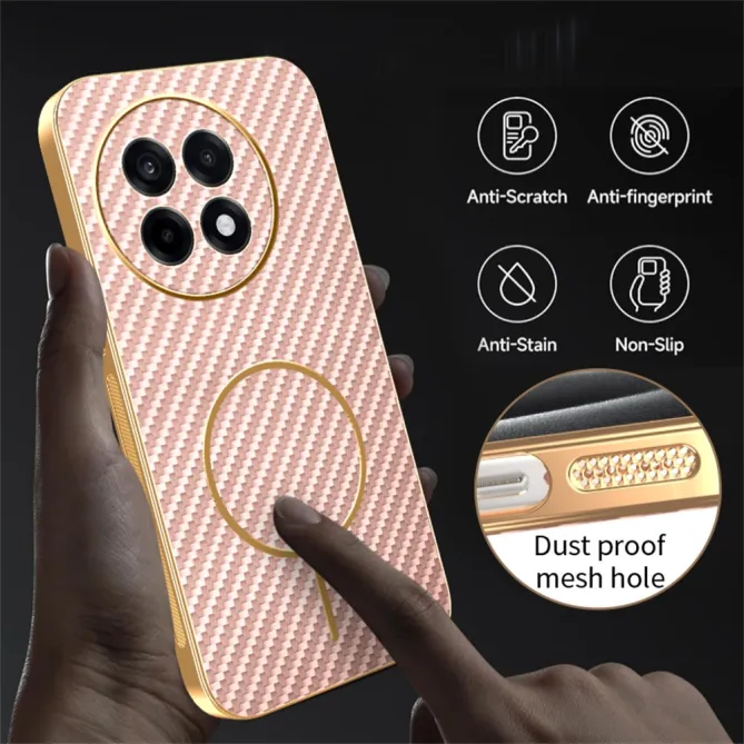 Coque OnePlus 13R Magnétique Texture Carbone