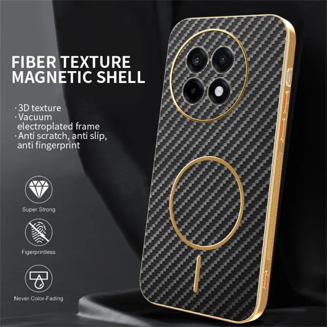 Coque OnePlus 13R Magnétique Texture Carbone