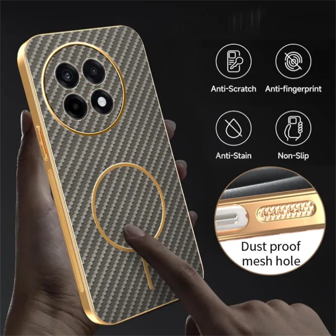 Coque OnePlus 13R Magnétique Texture Carbone