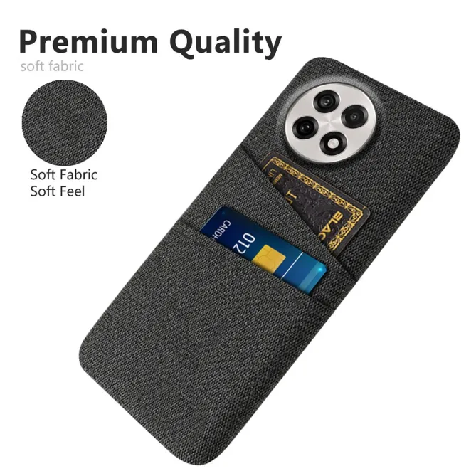 Coque OnePlus 13R en Tissu avec Double Rangement
