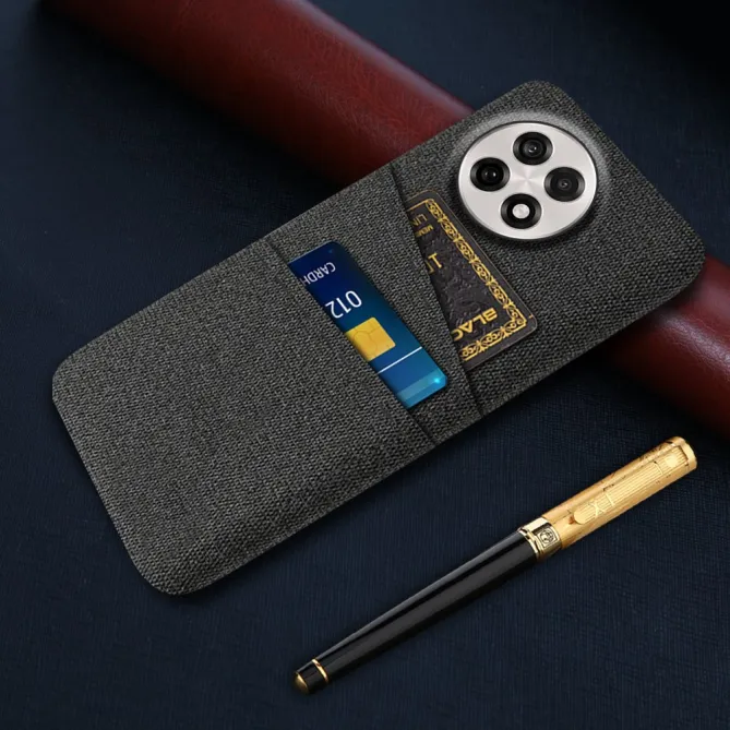 Coque OnePlus 13R en Tissu avec Double Rangement
