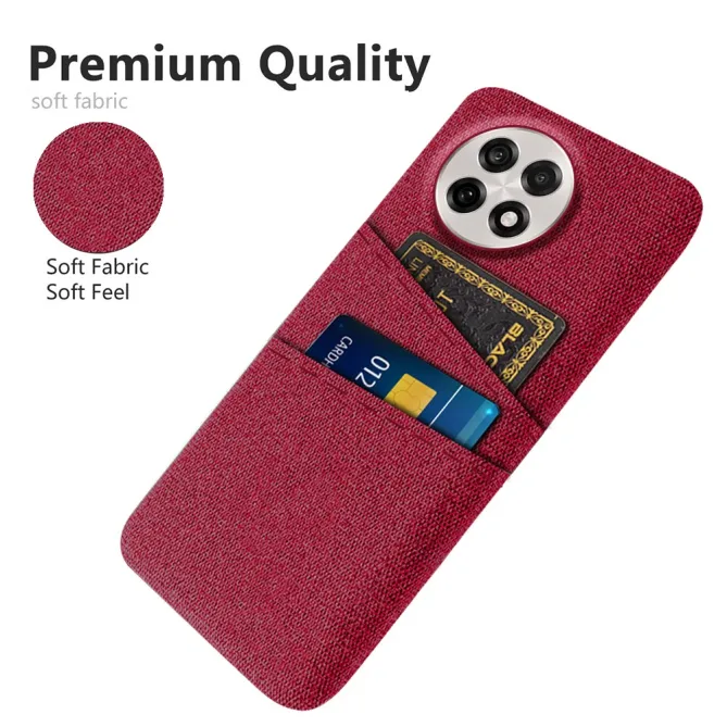 Coque OnePlus 13R en Tissu avec Double Rangement