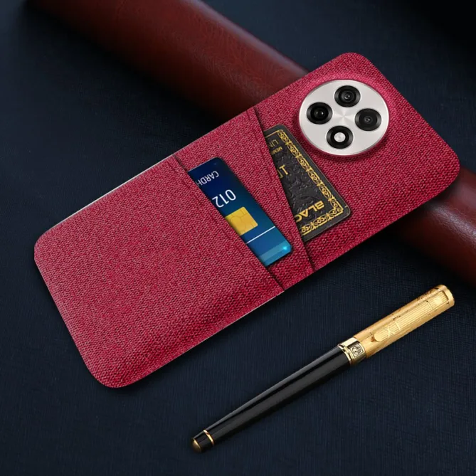 Coque OnePlus 13R en Tissu avec Double Rangement