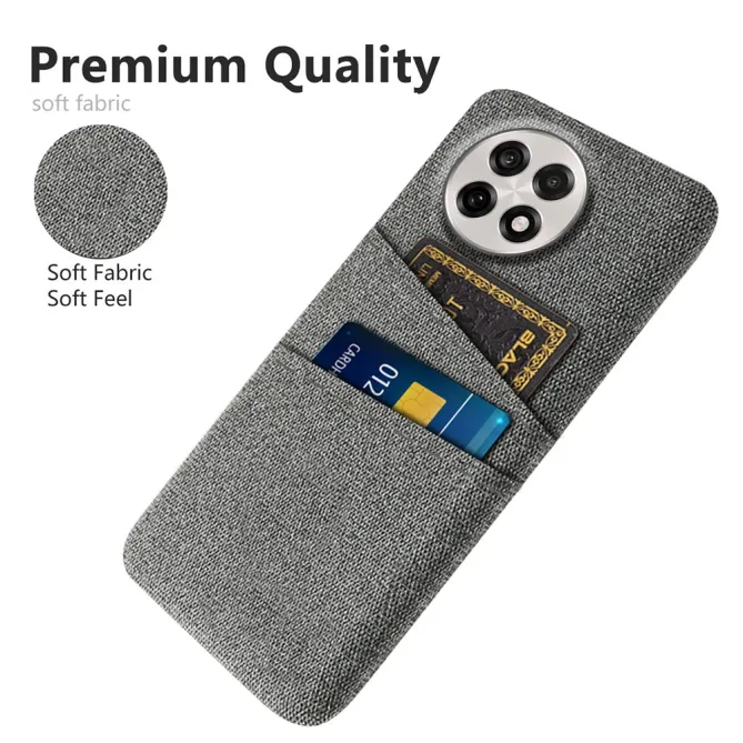 Coque OnePlus 13R en Tissu avec Double Rangement