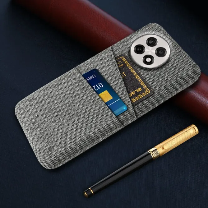 Coque OnePlus 13R en Tissu avec Double Rangement