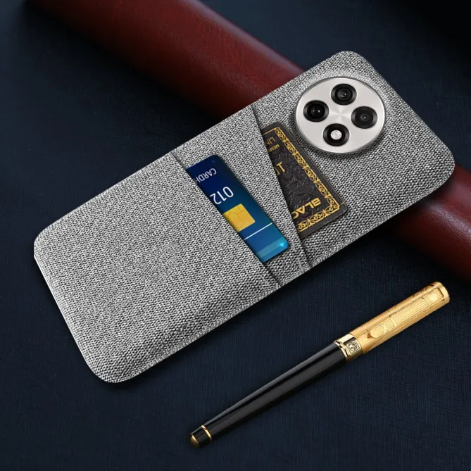 Coque OnePlus 13R en Tissu avec Double Rangement