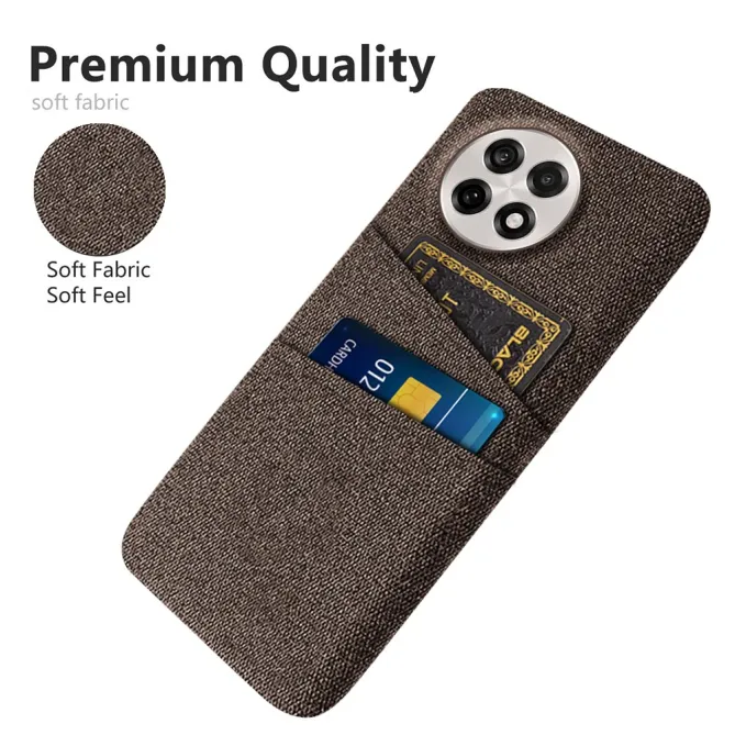Coque OnePlus 13R en Tissu avec Double Rangement