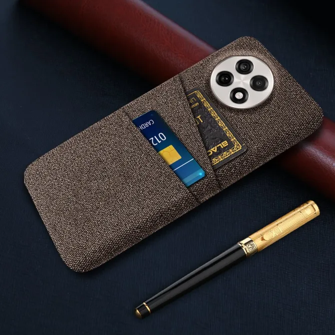 Coque OnePlus 13R en Tissu avec Double Rangement