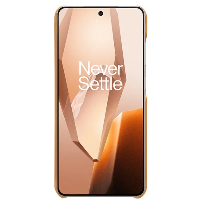 Coque OnePlus 13R Simili Cuir Basique
